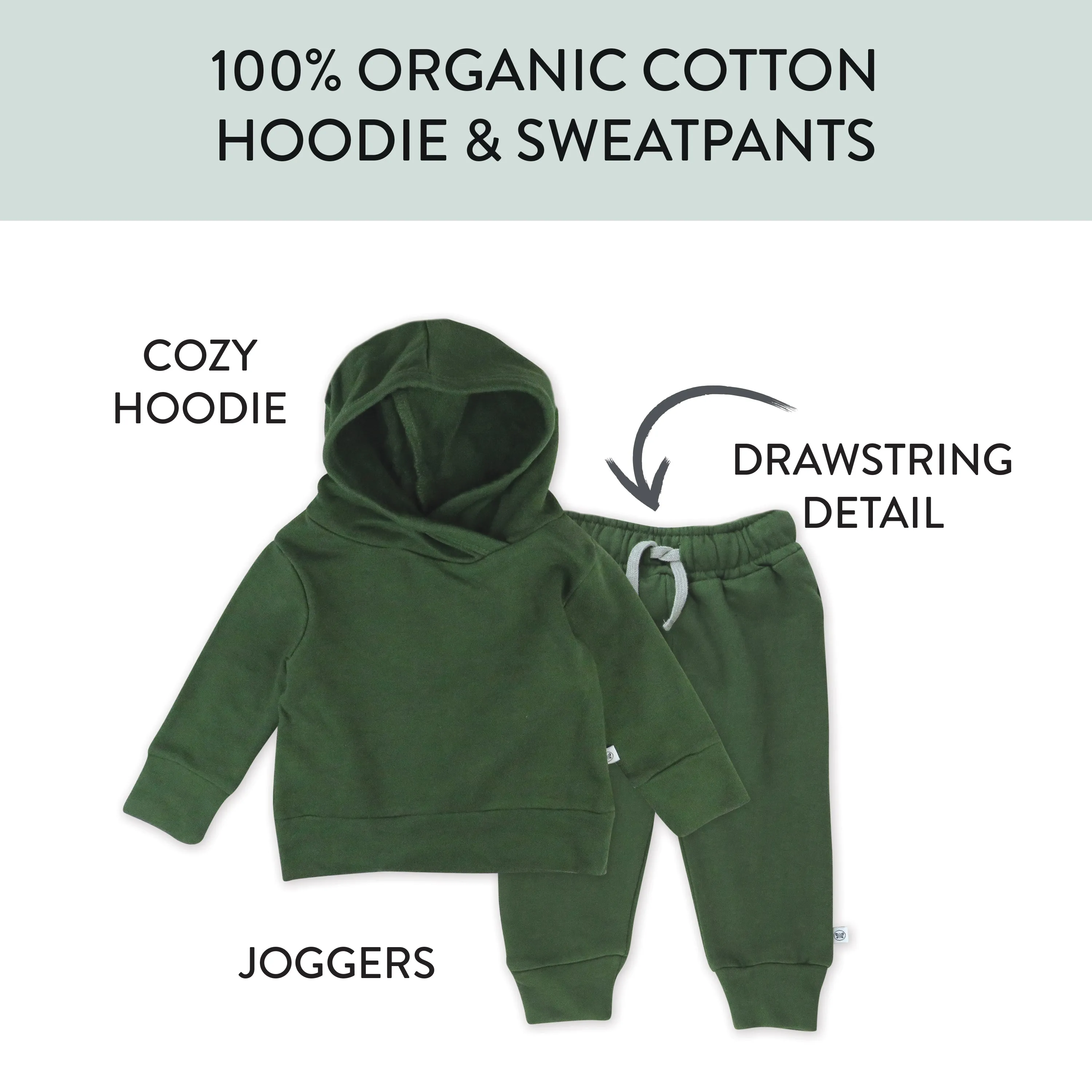 2-Piece Light Weight Hoodie & Sweatpant Set