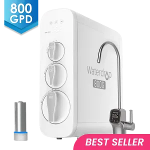 800 GPD Tankless RO System with UV Sterilizing Light - Waterdrop G3P800 Bundles