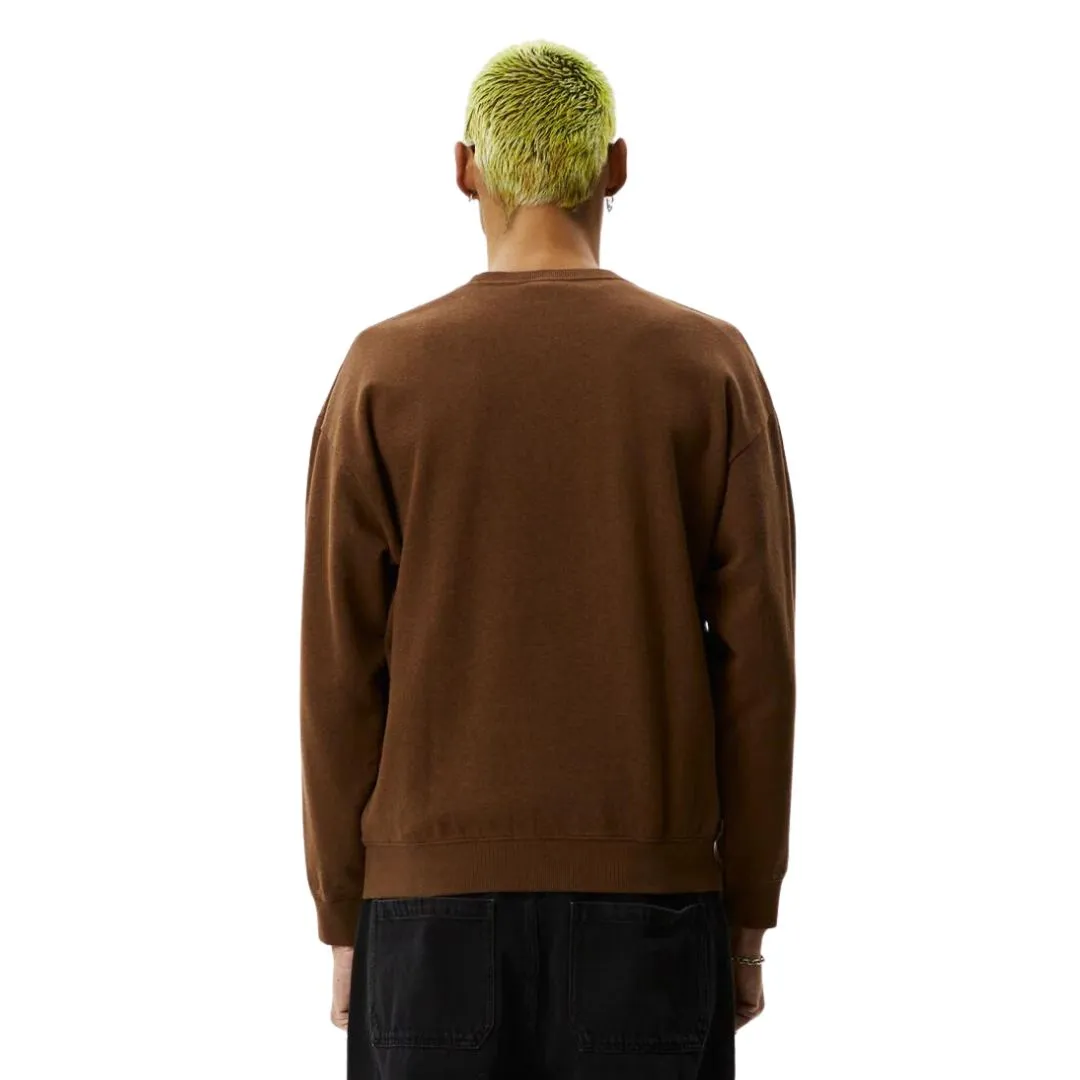 Afends Indica Hemp Crew Neck Jumper - Toffee