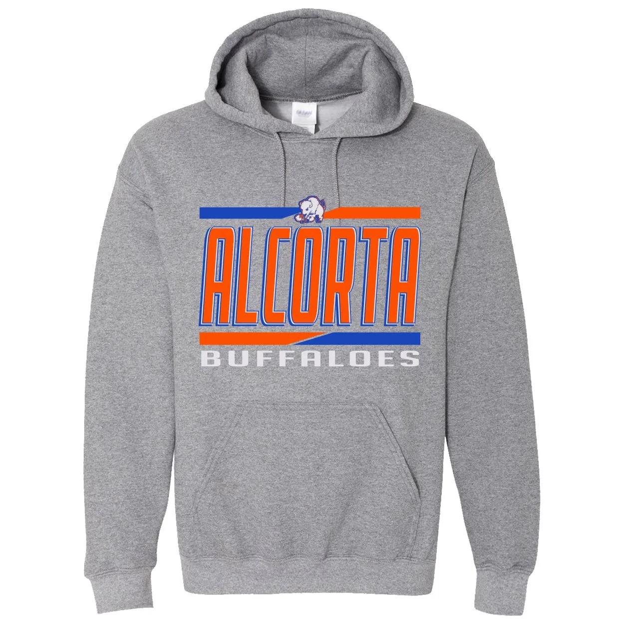 Alcorta Buffaloes - Split Stripe Hoodie