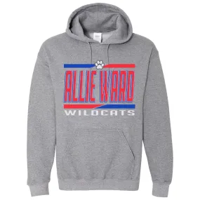 Allie Ward Wildcats - Split Stripe Hoodie