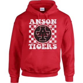 Anson Tigers - Checkered Hoodie