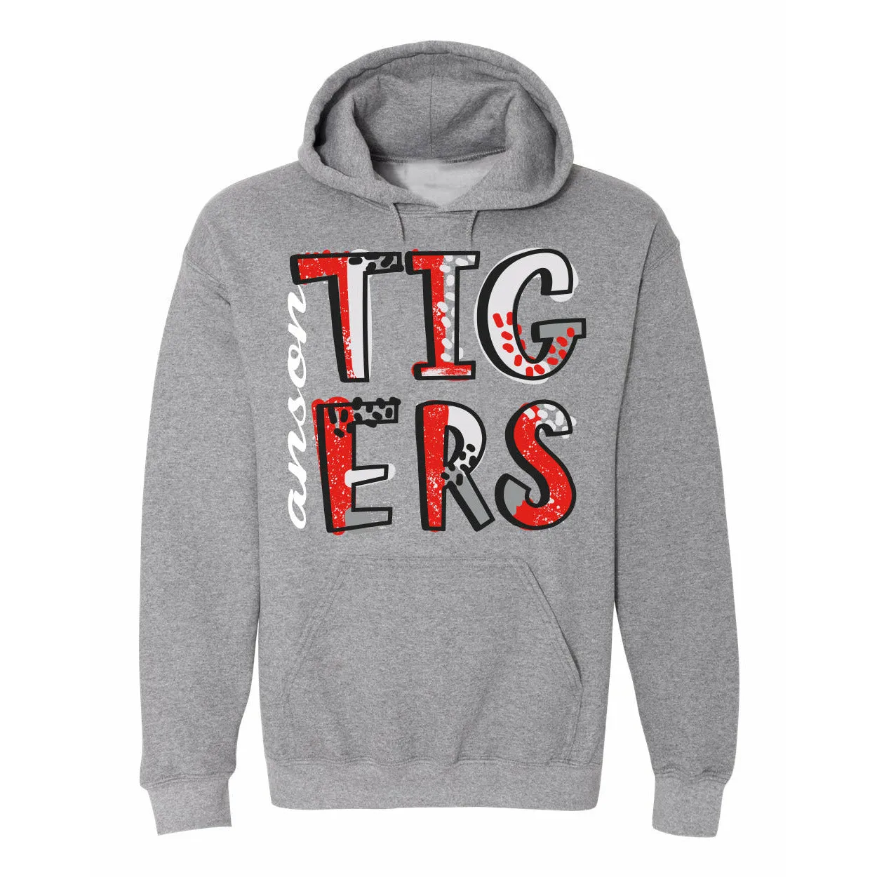 Anson Tigers - Splatter Hoodie