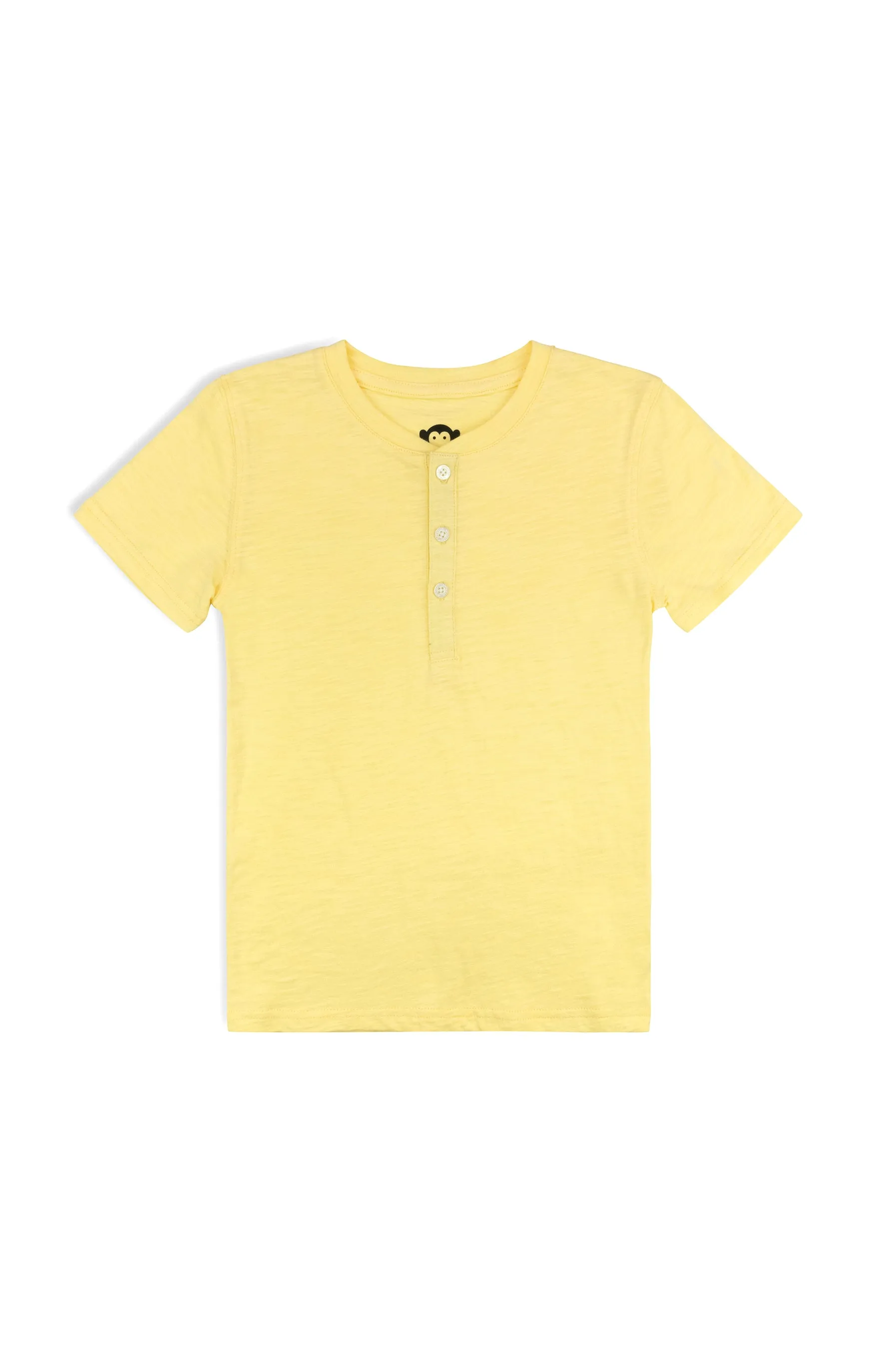 APP Pale Yellow Henley T Shirt