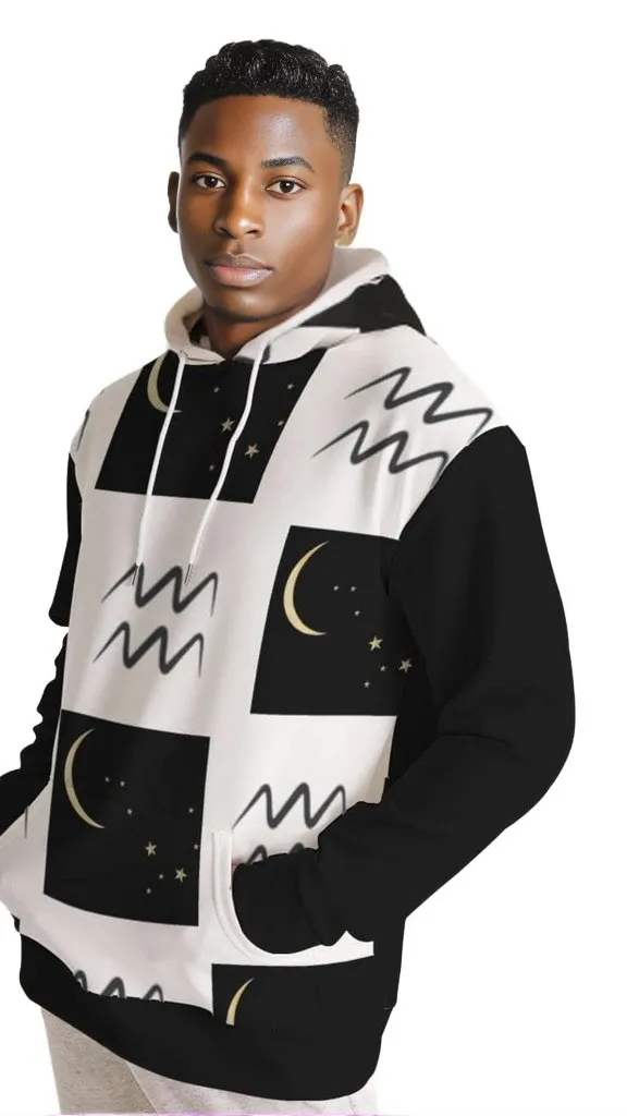 Aquarius Moon  Men's Hoodie