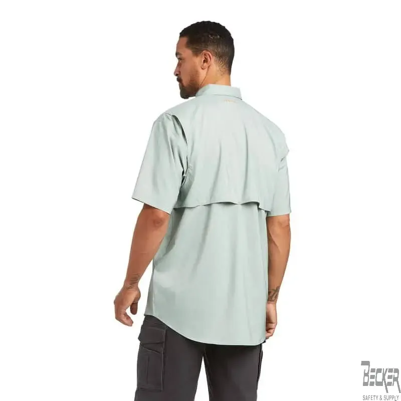 ARIAT - Rebar Made Tough VentTEK DuraStretch Work Shirt-Green Bay Heather