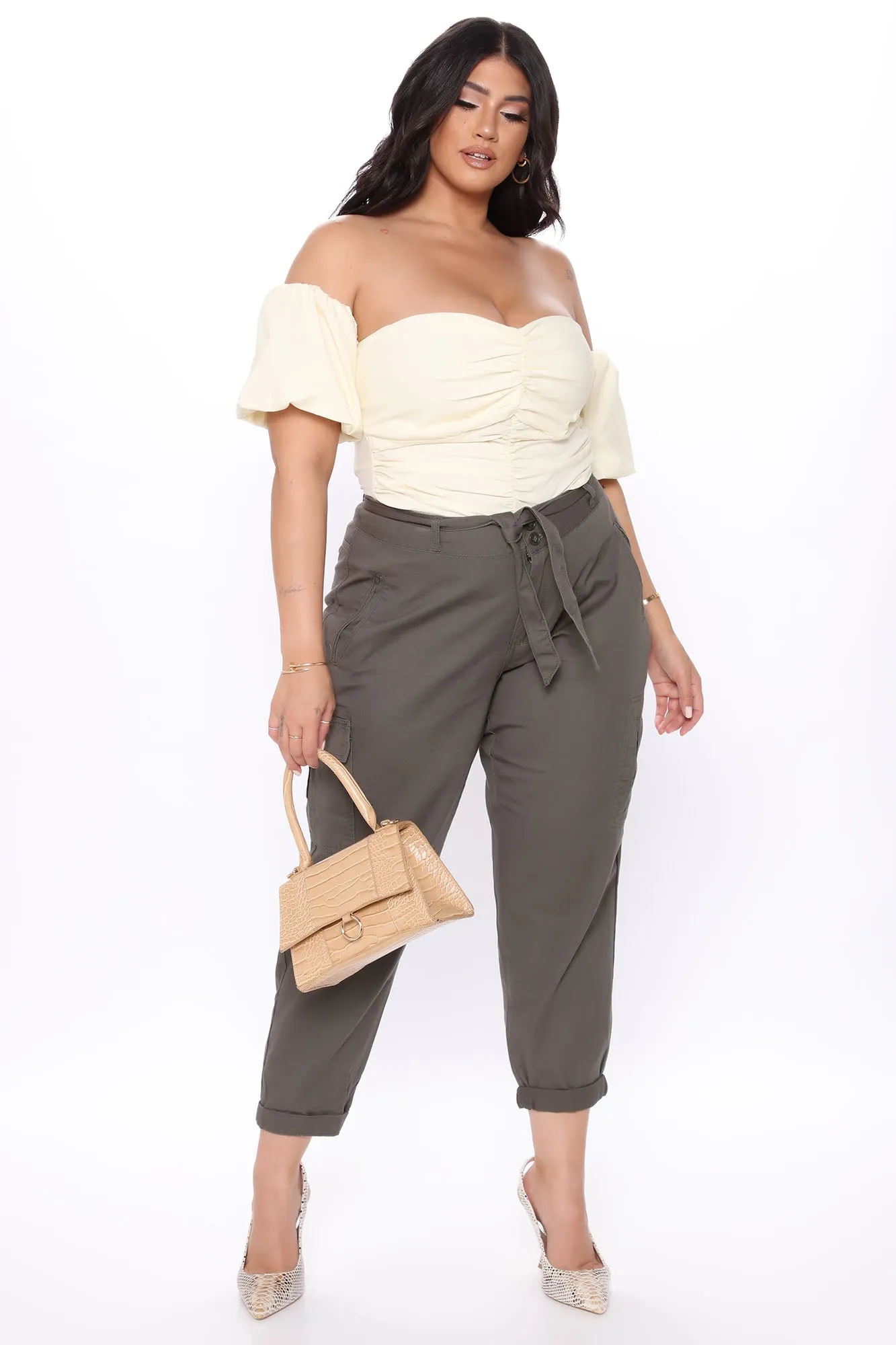 Ask Me Tie Jogger Pant - Olive