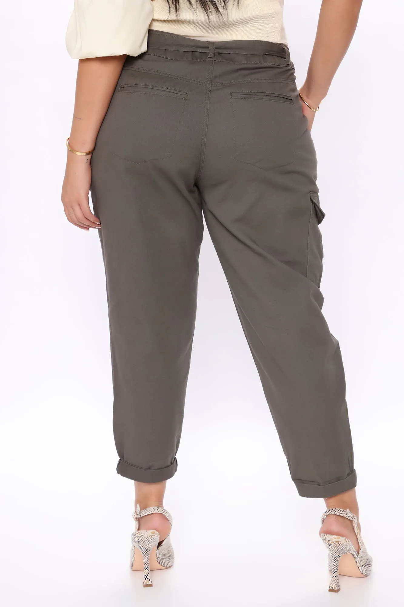 Ask Me Tie Jogger Pant - Olive