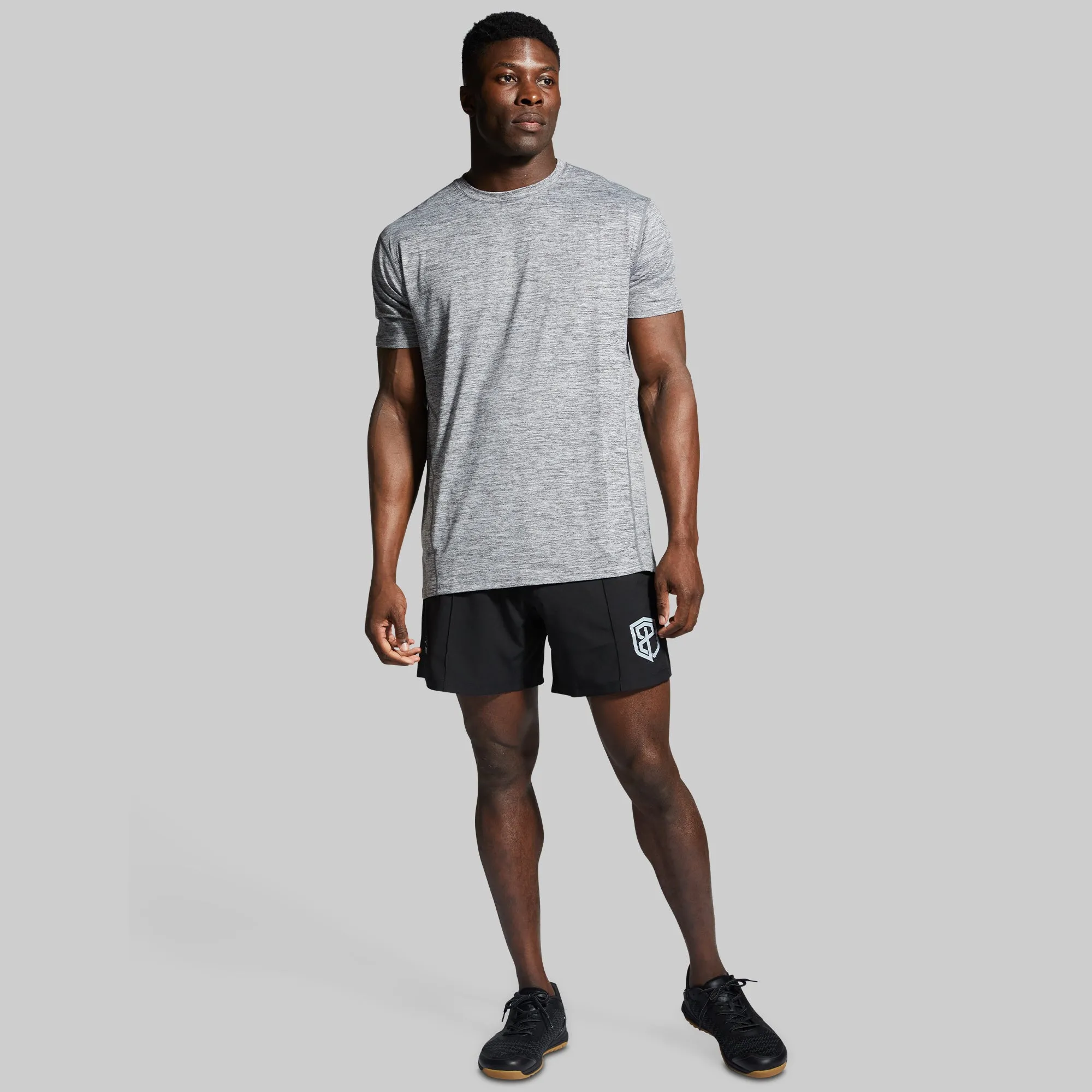 Athleisure Tee (Heather Grey)