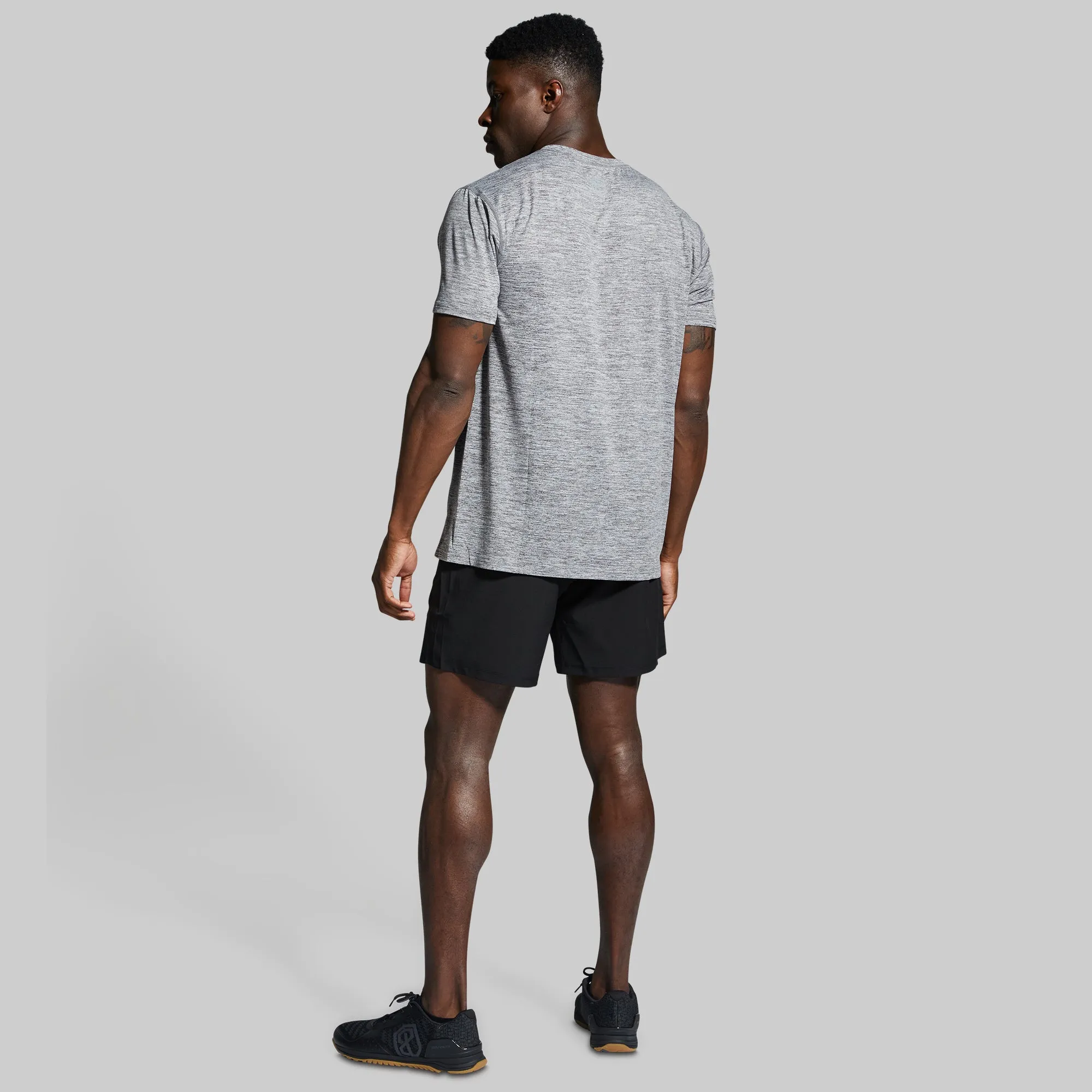 Athleisure Tee (Heather Grey)