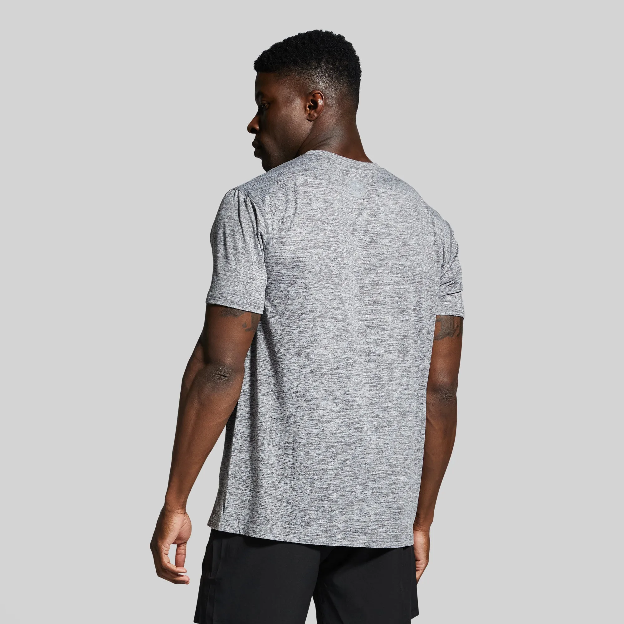 Athleisure Tee (Heather Grey)