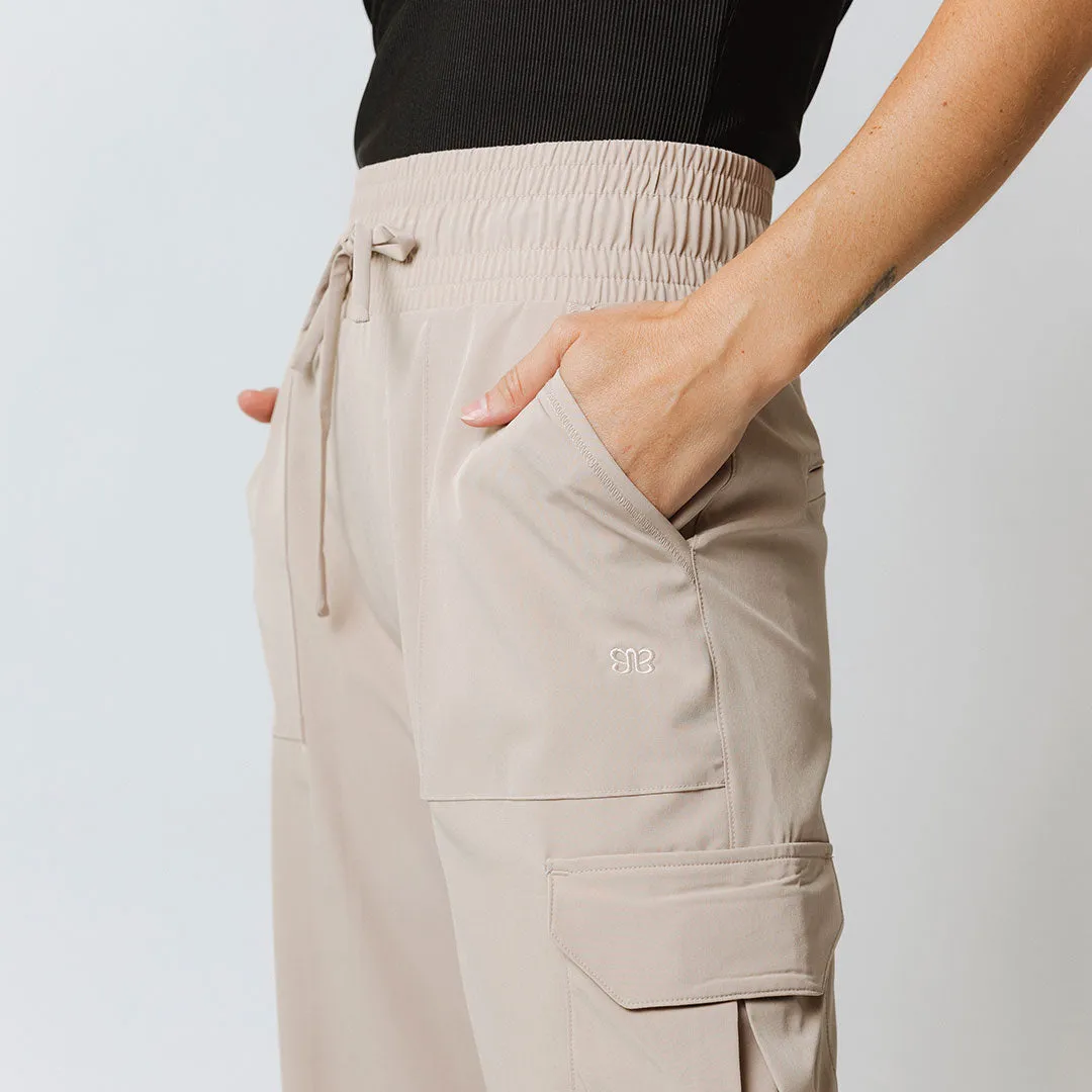 Audrey Cargo Trouser, Cobblestone