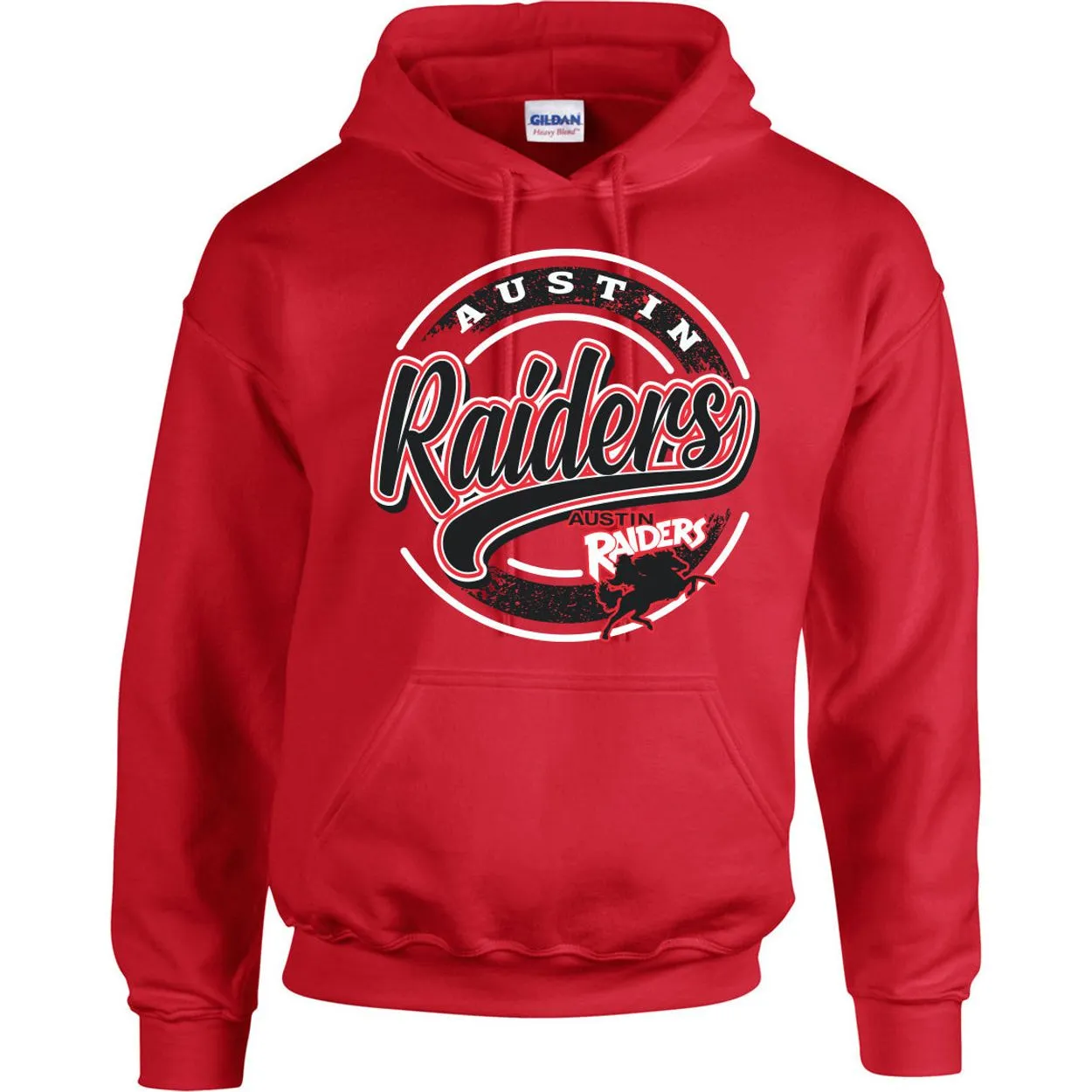 Austin Raiders - Circle Script Hoodie