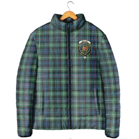 Baillie Ancient Tartan Padded Jacket with Family Crest