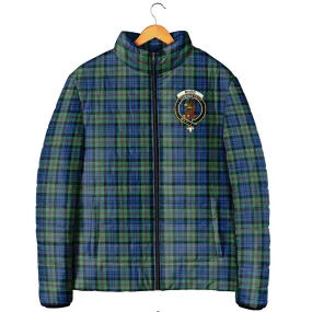 Baird Ancient Tartan Padded Jacket with Family Crest