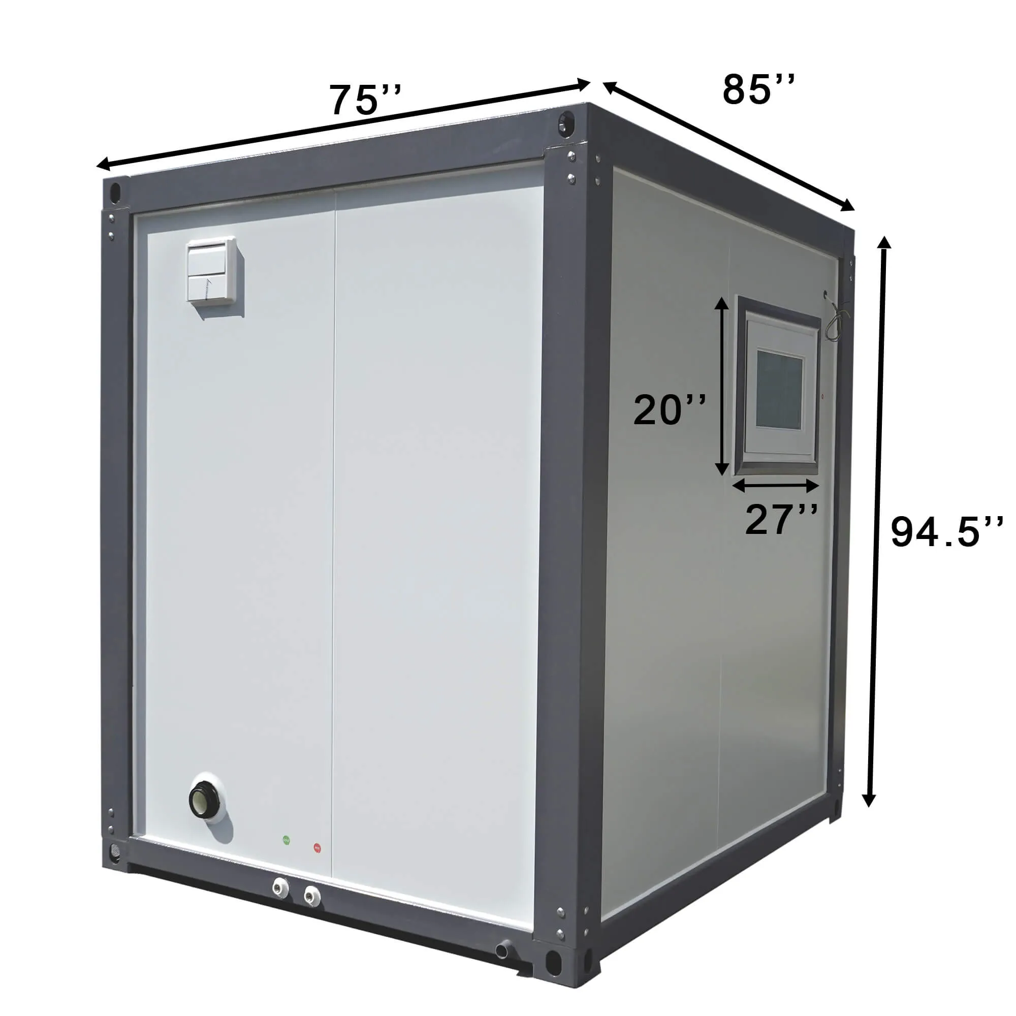 Bastone 2 Private [AS-IS] Portable Restroom w/ Showers D_PM000124