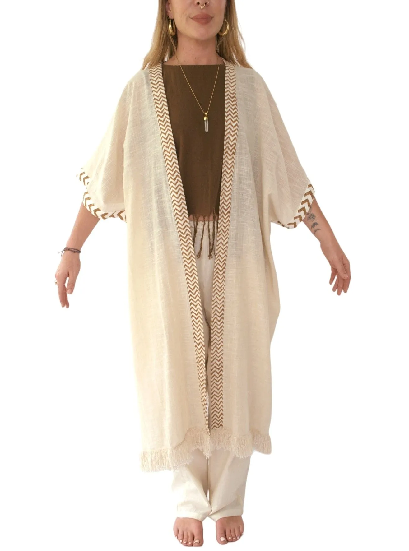 Bestselling Raw Cotton Soul Kimono