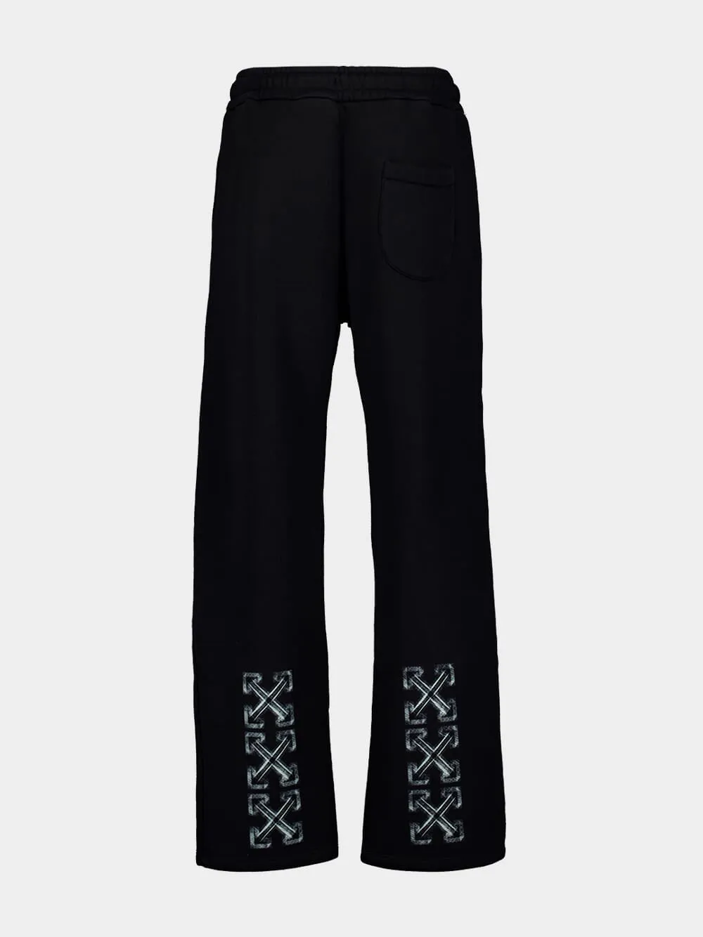 Black Vibe Arrow Graphic Sweatpants