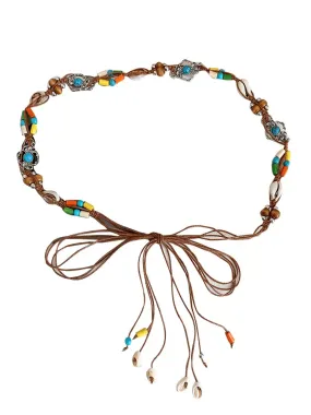 Boho Shell Beaded Indie Aesthetic Tassels Belt