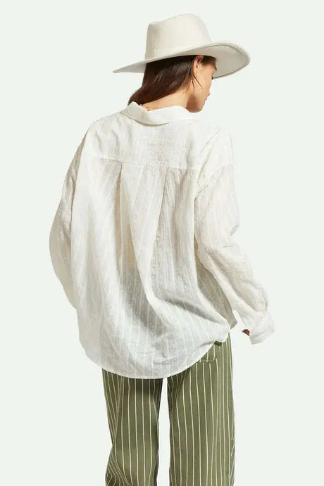 Brixton Eastside Boxy Long Sleeve Woven Shirt