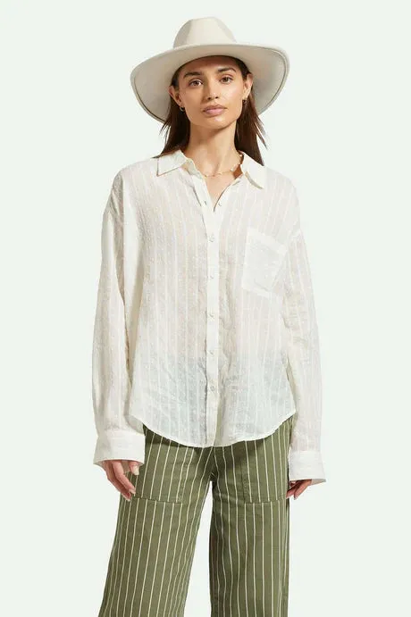 Brixton Eastside Boxy Long Sleeve Woven Shirt