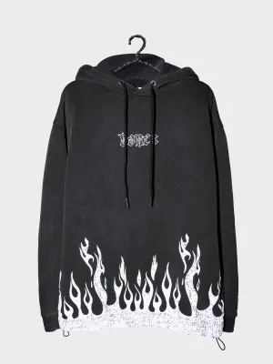 Burner Hoodie - Washed Black