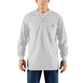 CARHARTT- FLAME-RESISTANT FORCE COTTON LONG-SLEEVE HENLEY