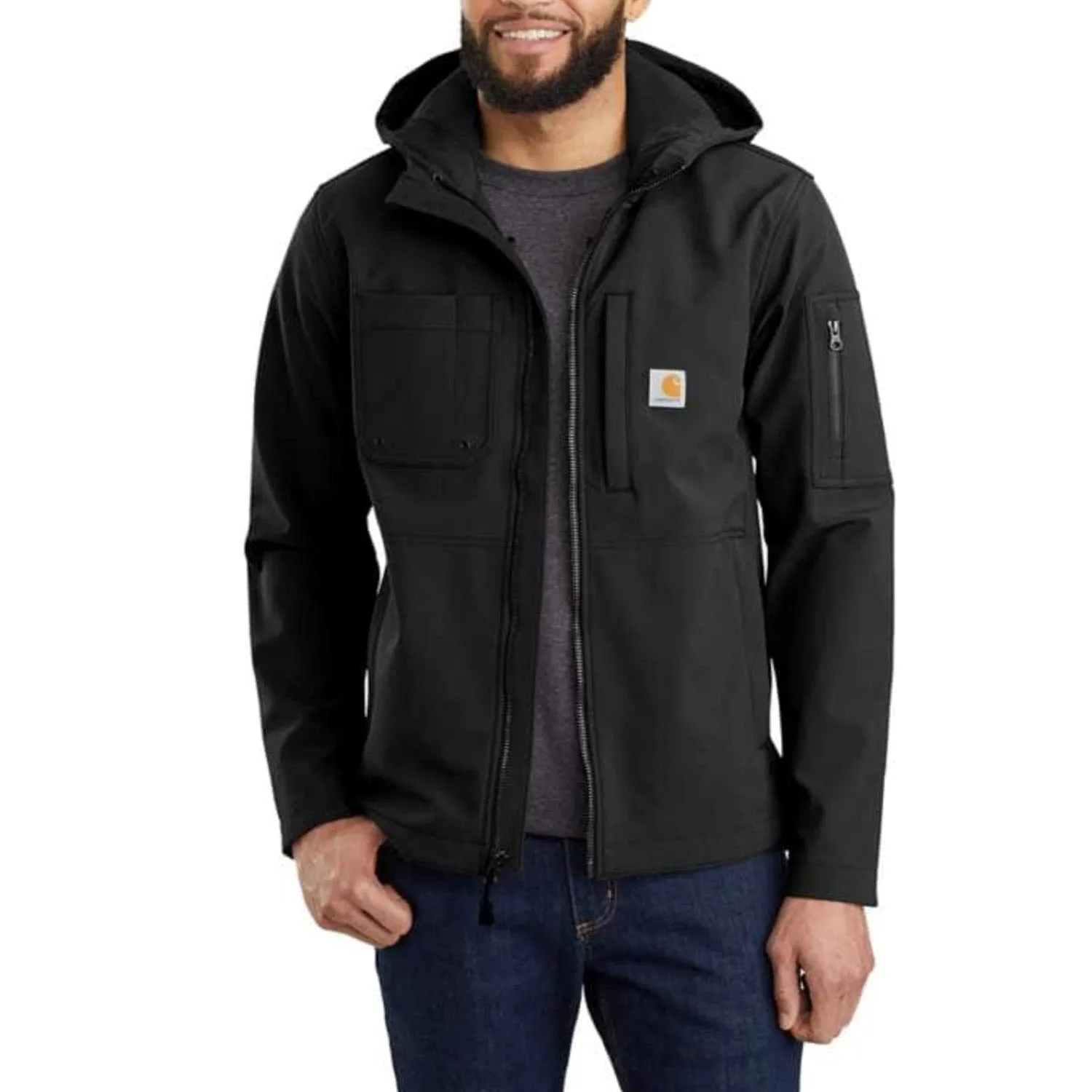 Carhartt Men's Relaxed Fit Rain Defender® Softshell Hooded Jacket