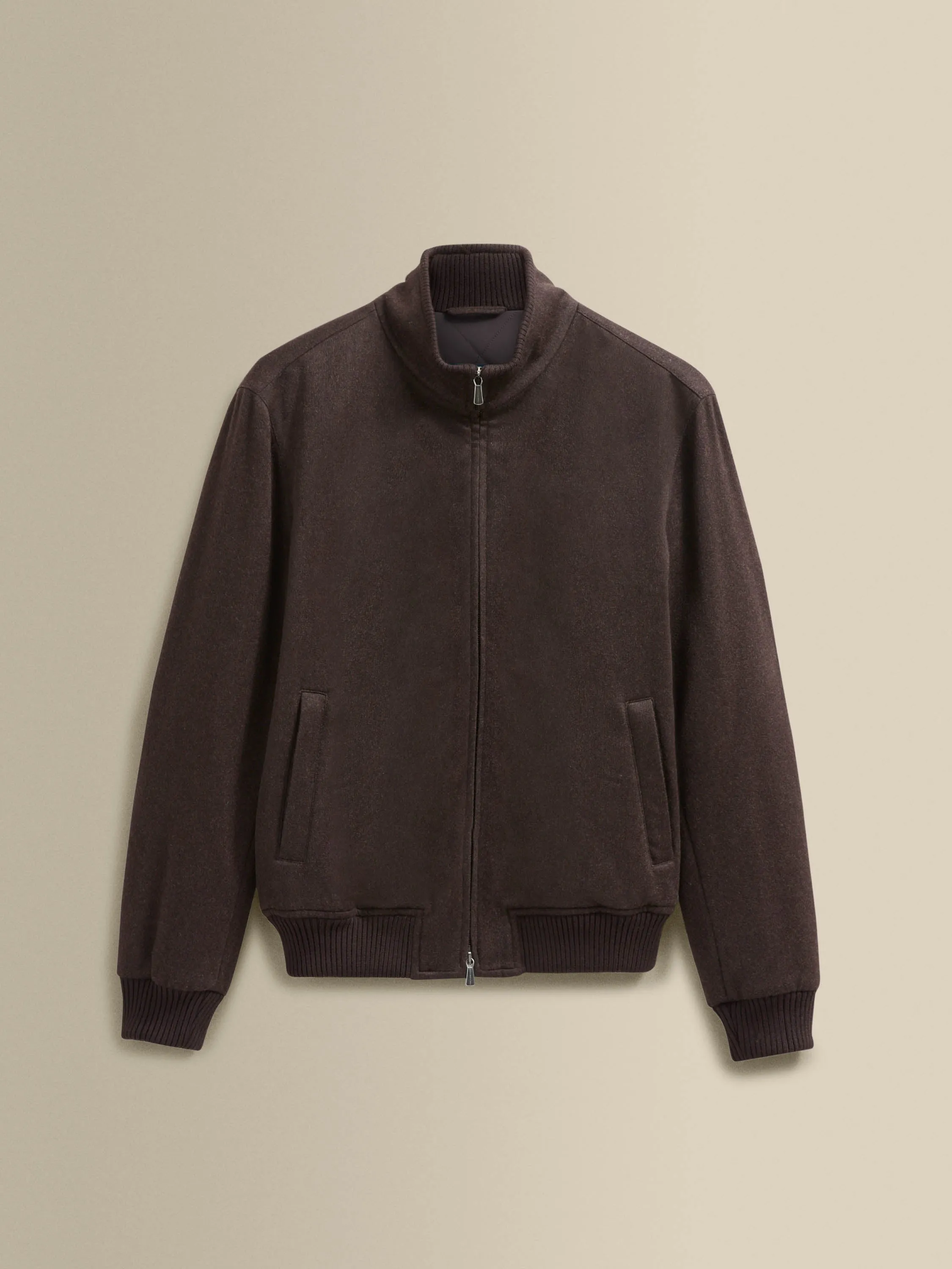 Cashmere Bomber Jacket