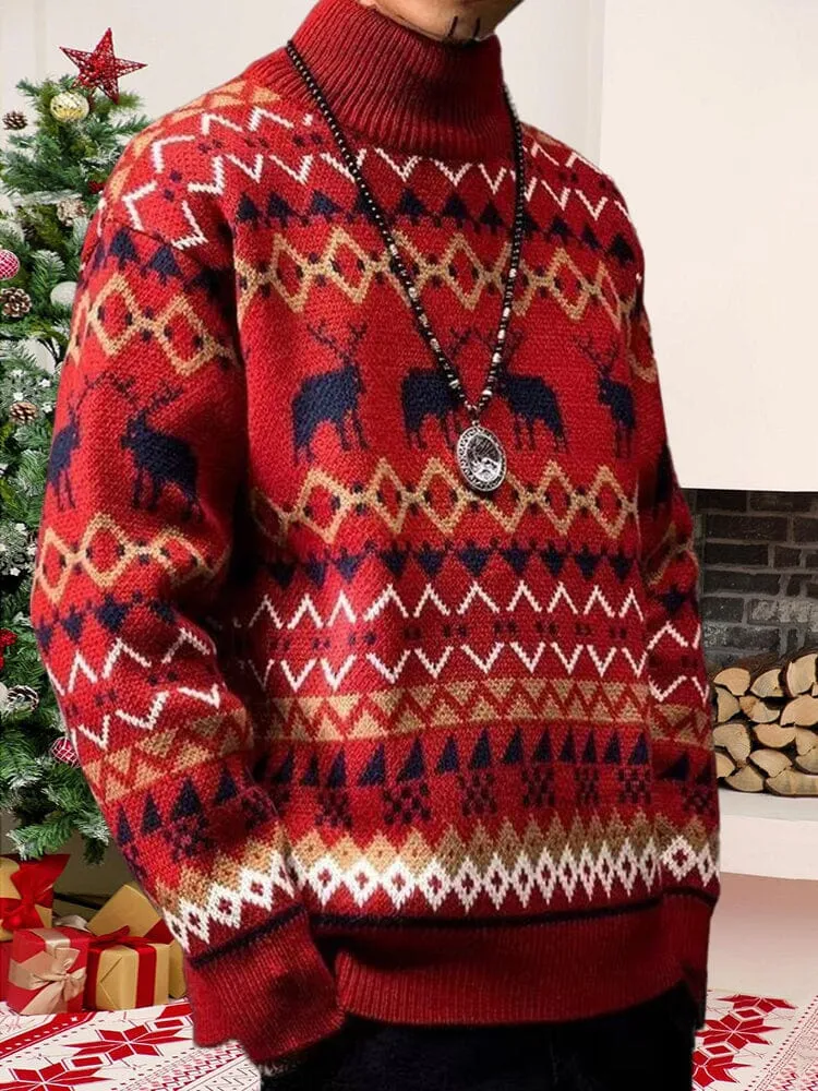 Christmas Turtleneck Sweater