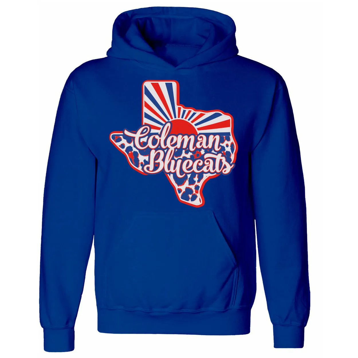 Coleman Bluecats - Texas Sunray Hoodie