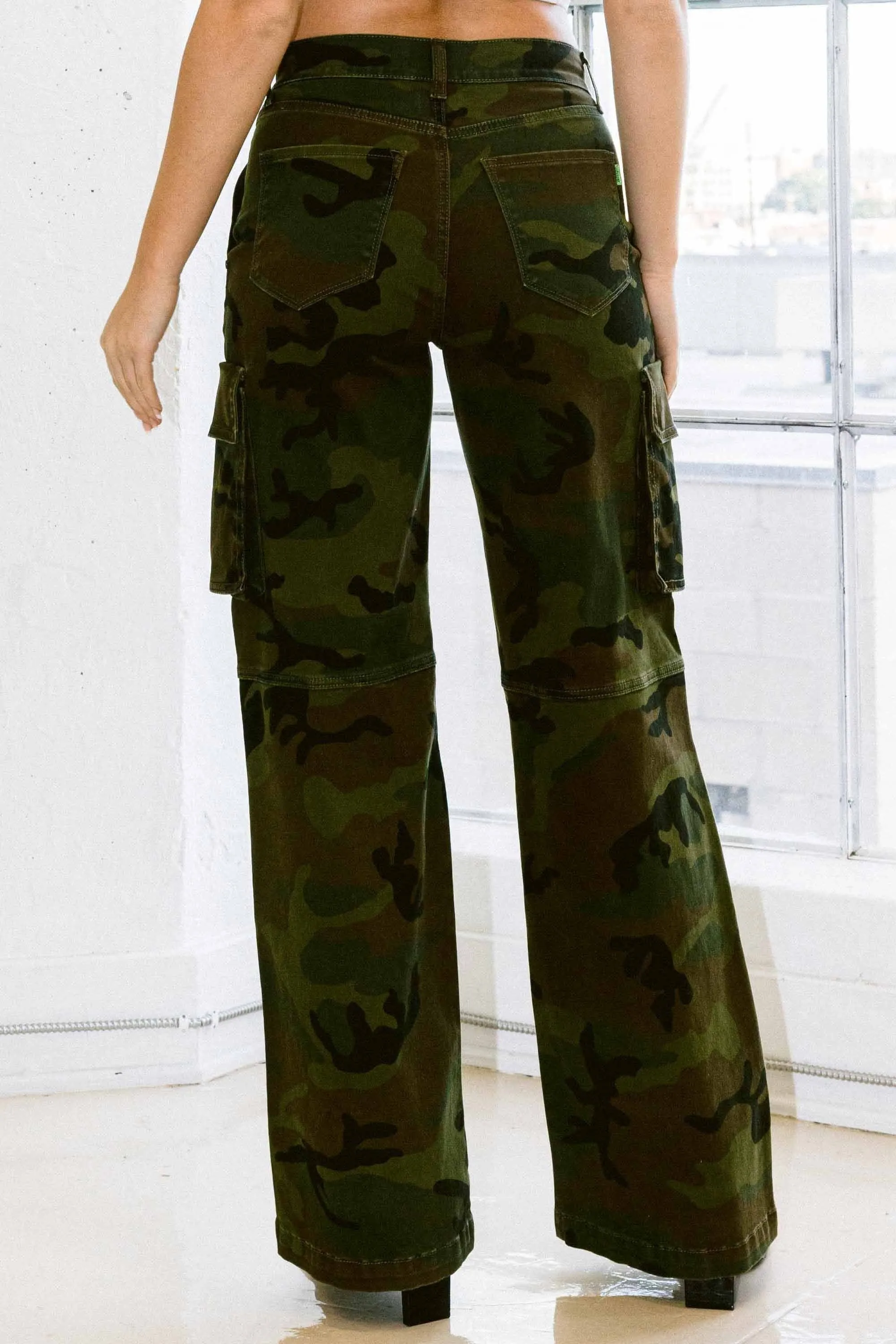 Color Pops Cargo Pants