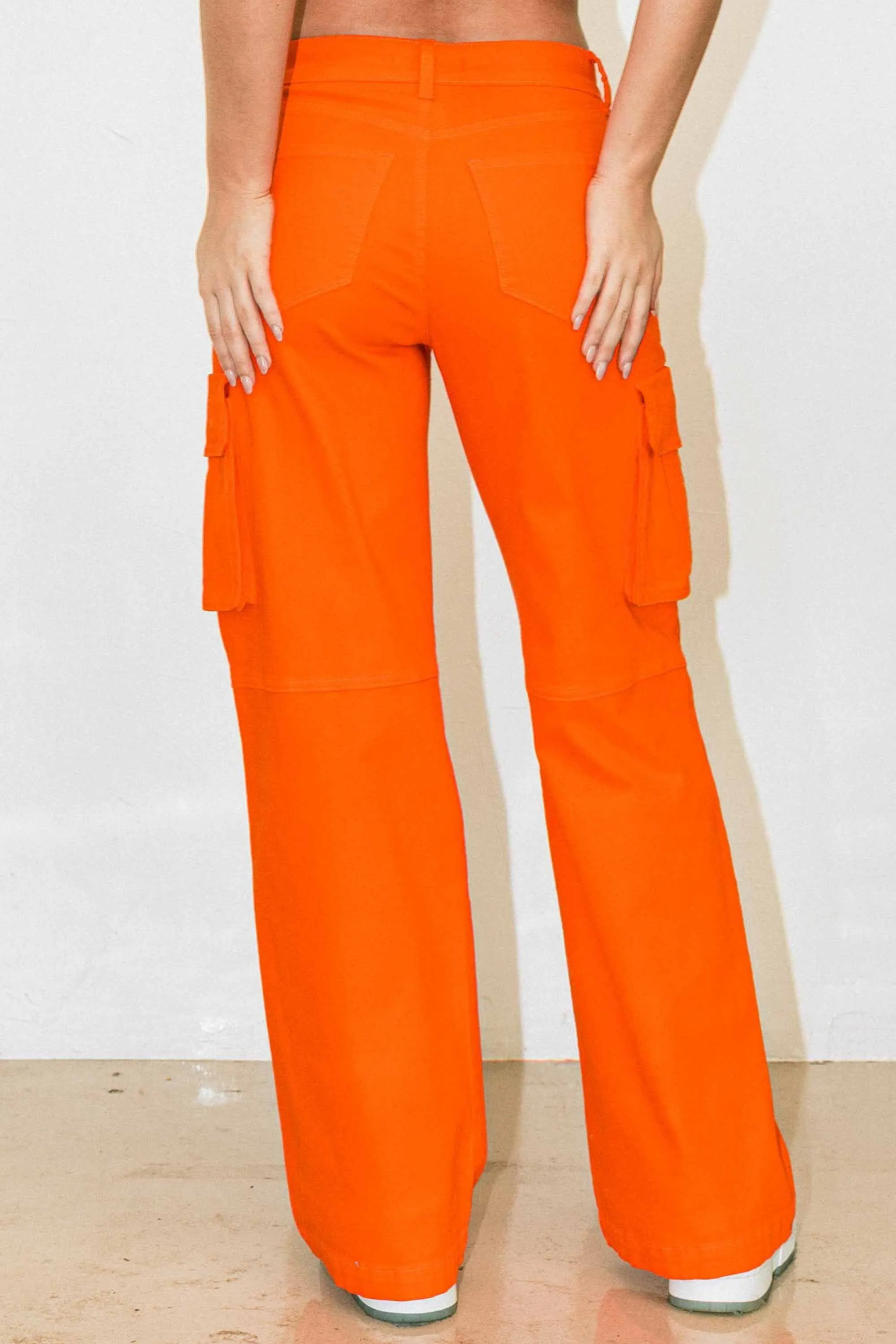 Color Pops Cargo Pants