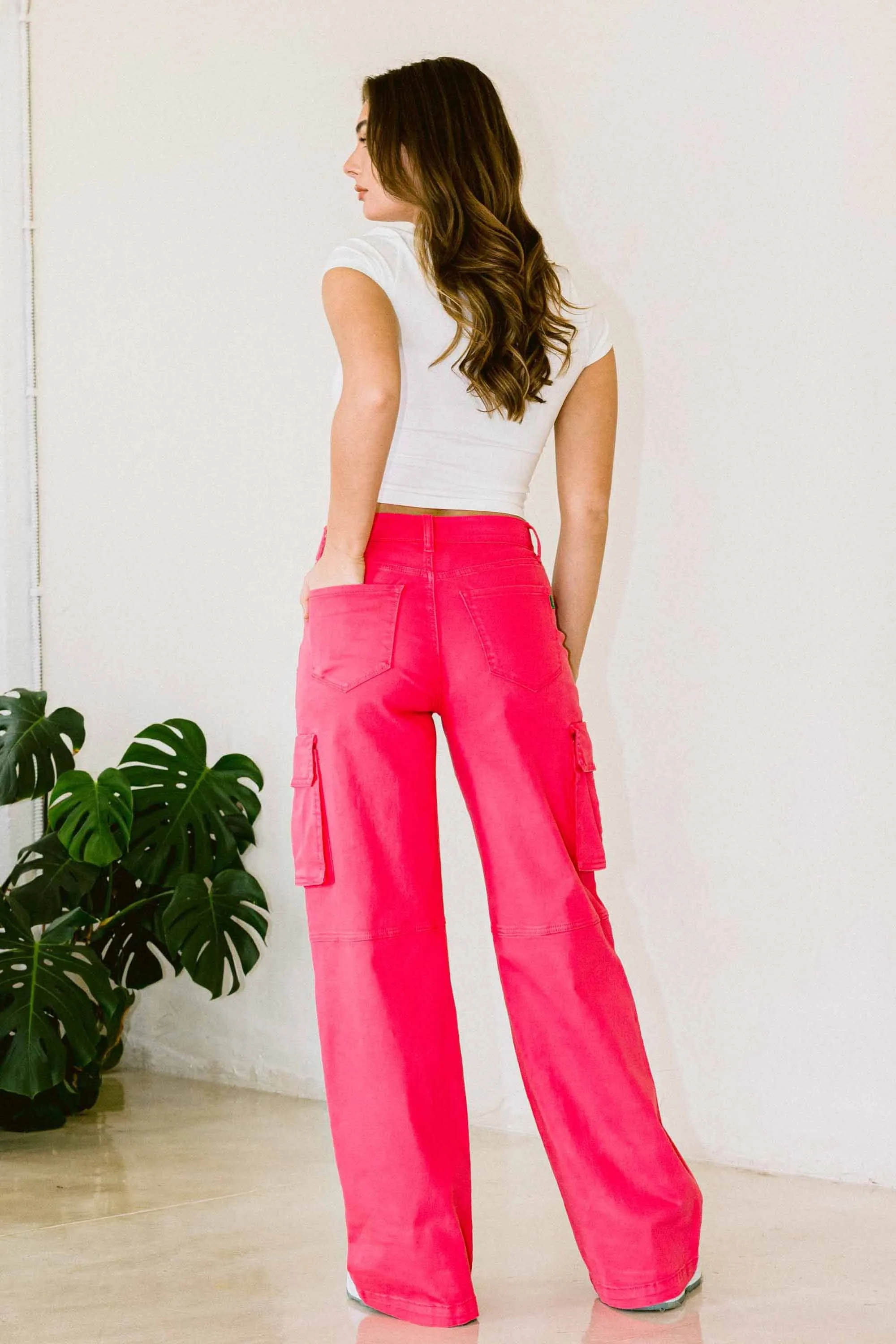 Color Pops Cargo Pants