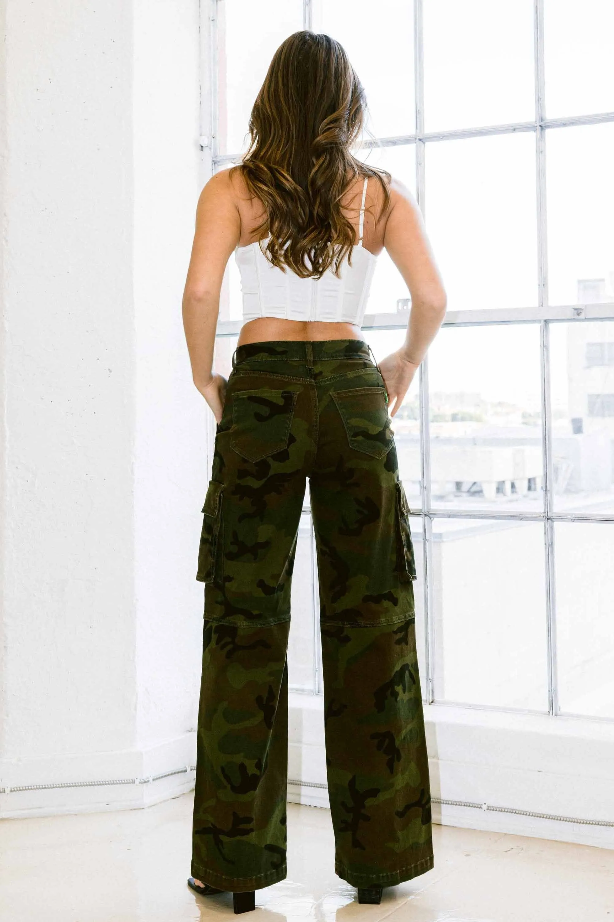 Color Pops Cargo Pants