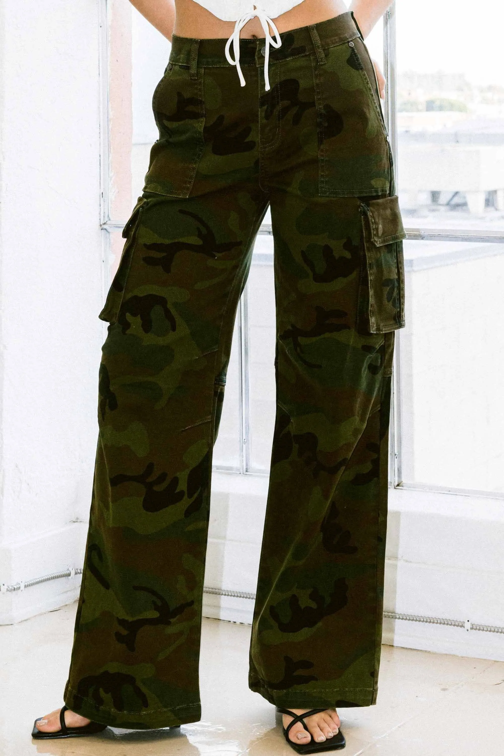 Color Pops Cargo Pants