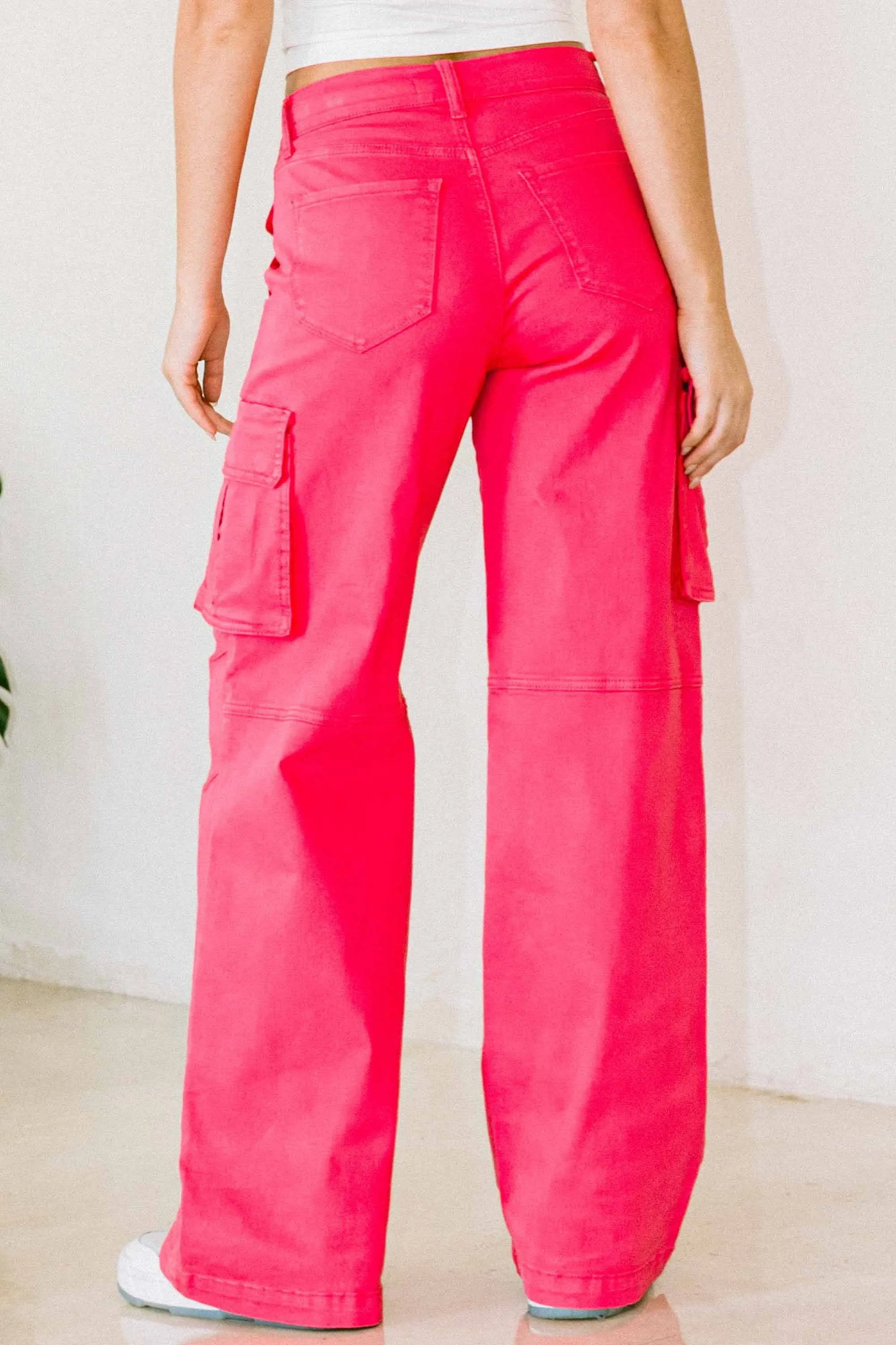 Color Pops Cargo Pants