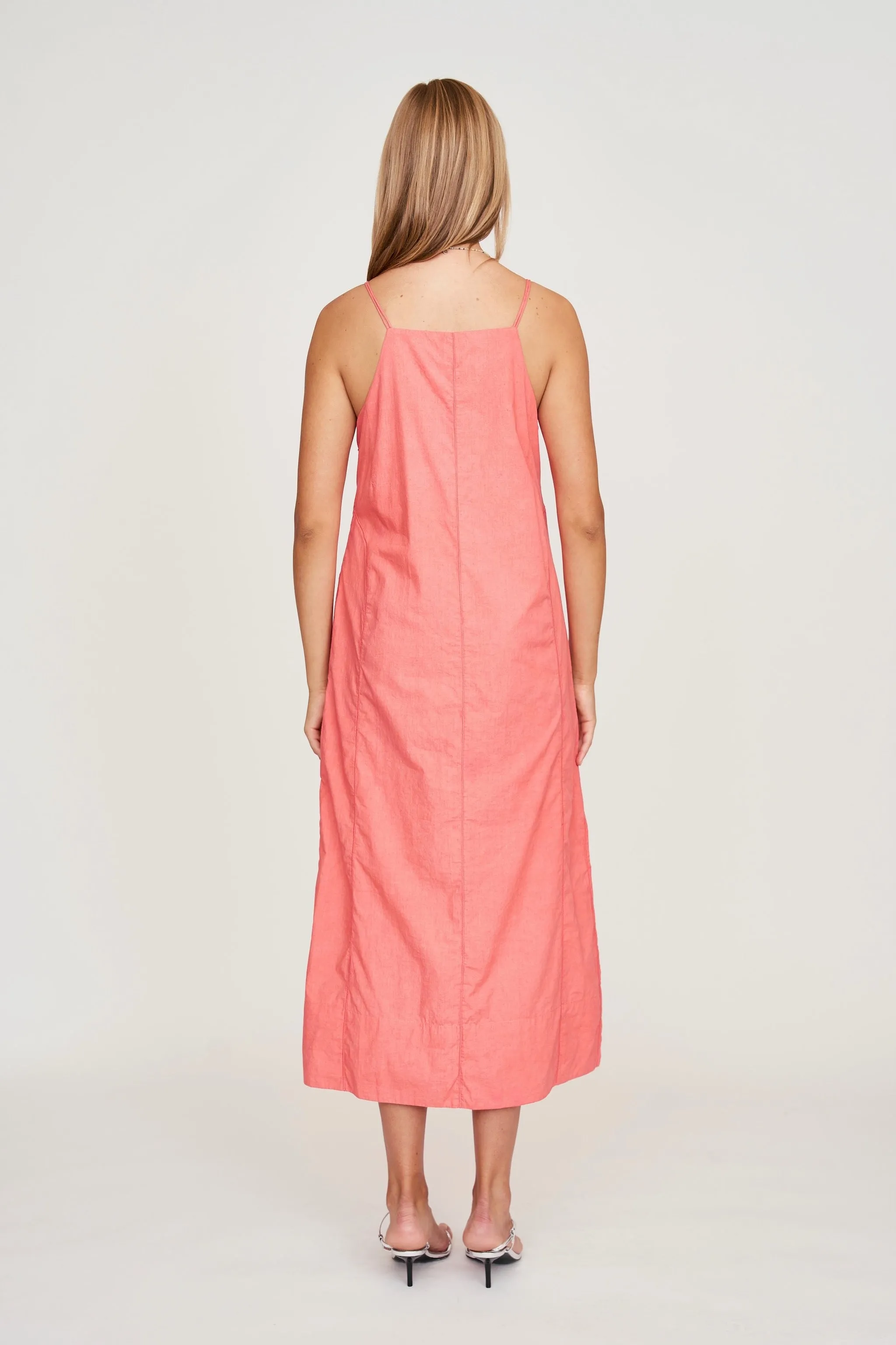 Como Dress in Coral