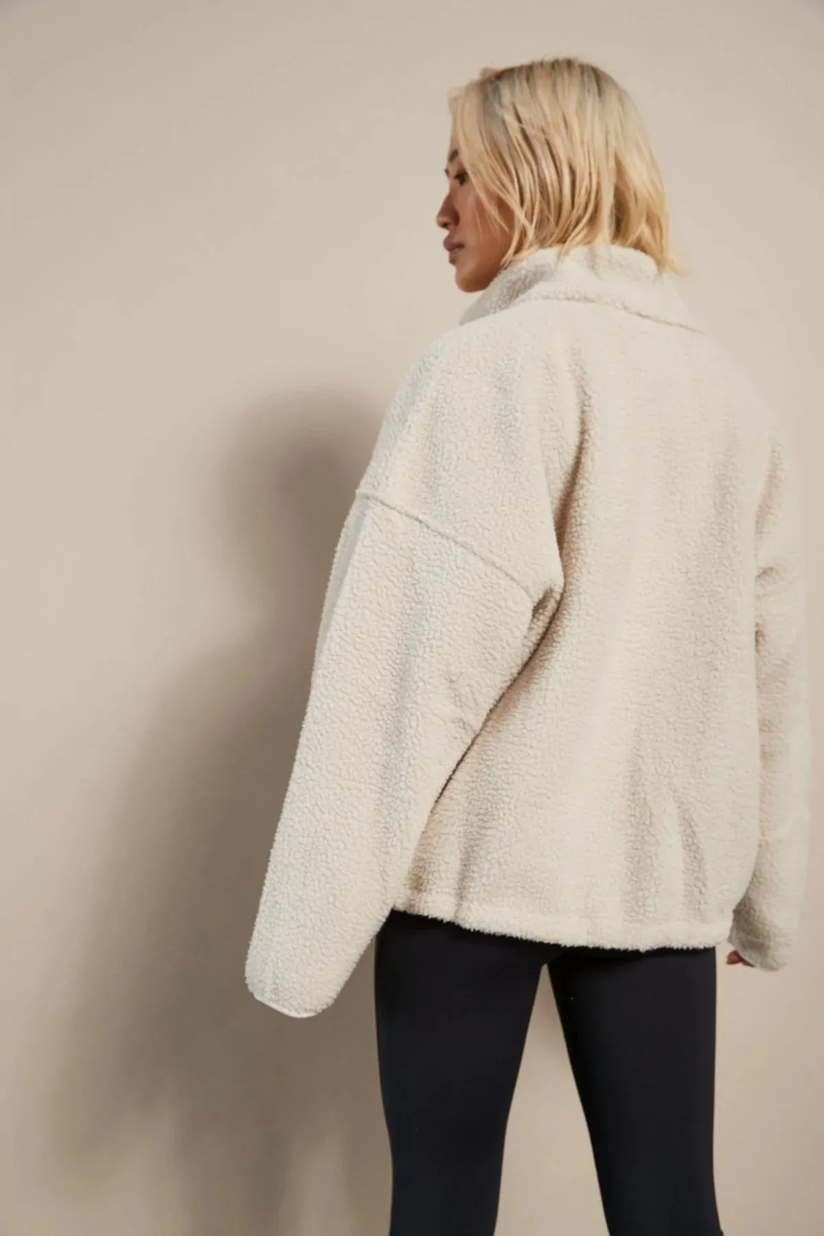 Cozy Fleece Jacket, Clay