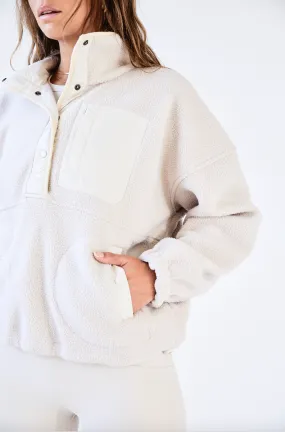 Cozy Fleece Jacket, Clay