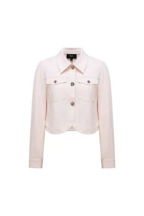 Cropped Shirt Jacket