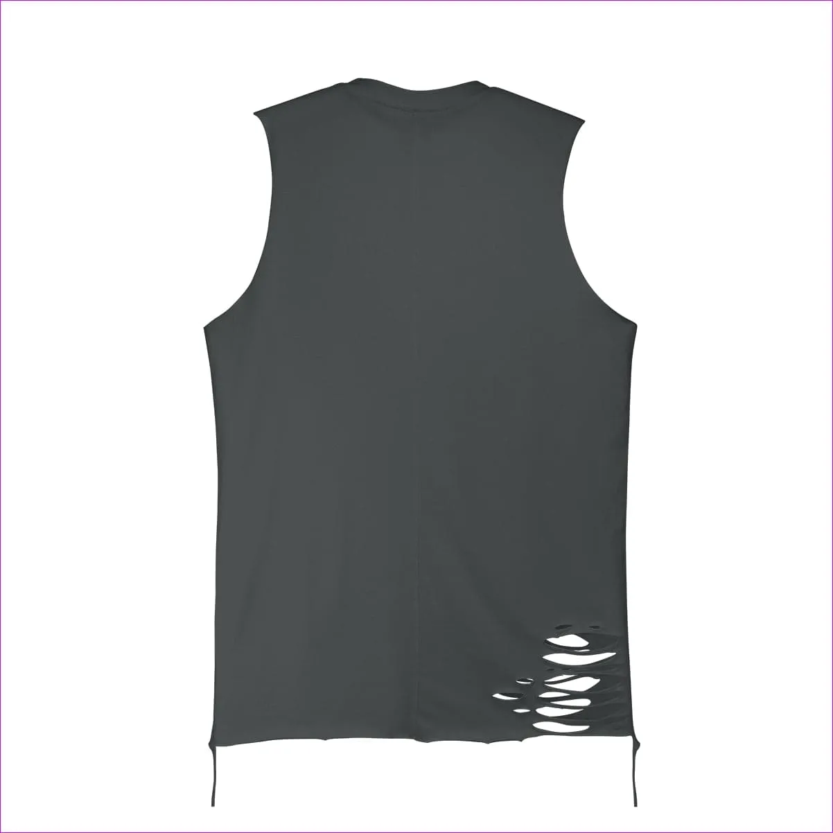 Crowned Dreadz Men's Ripped Tank Top