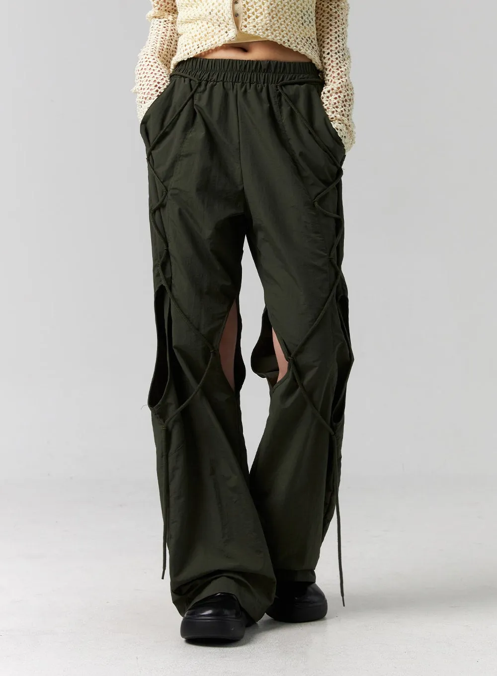 Cutout Cargo Pants CG316