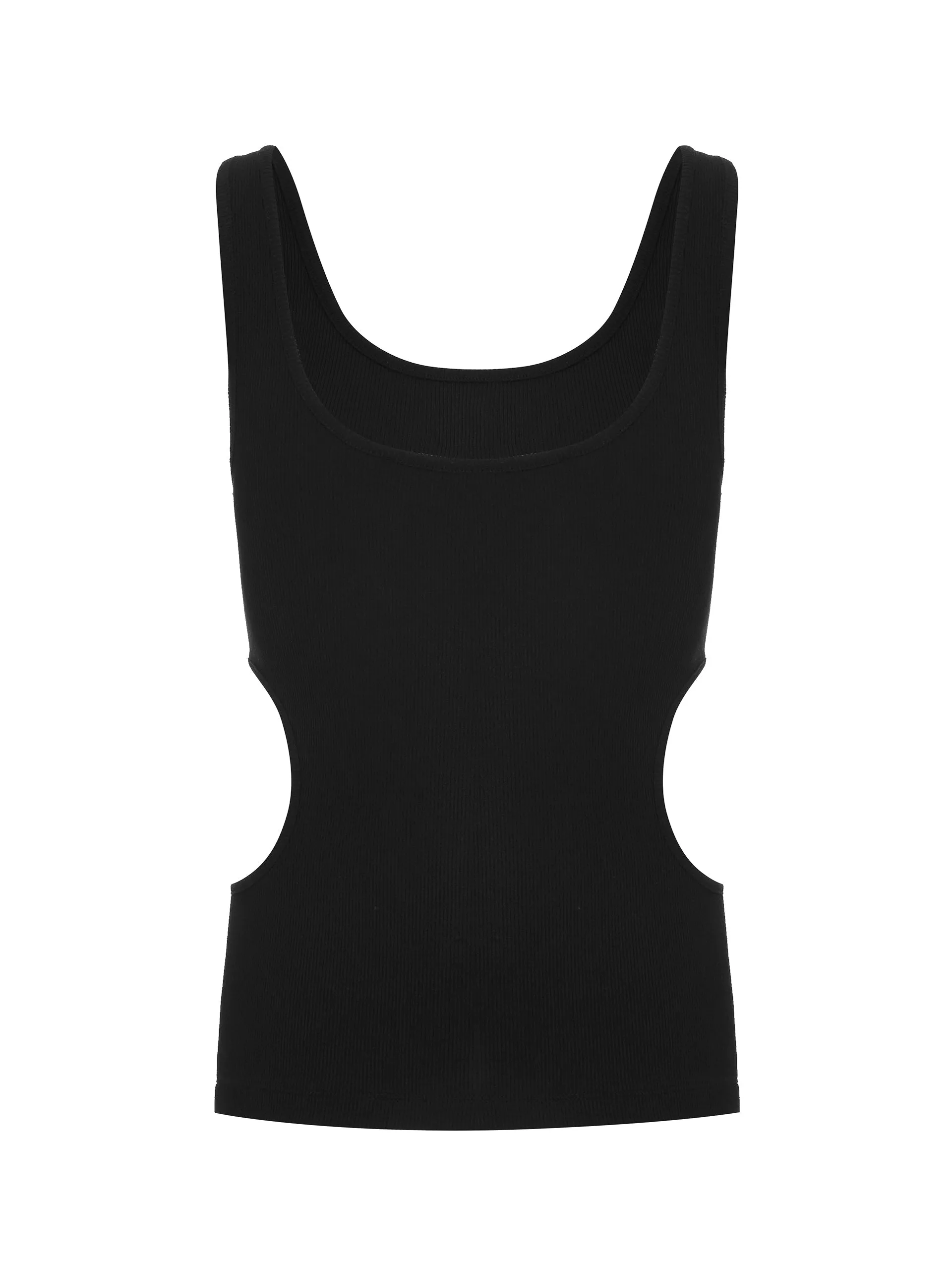 Cutout Knit Tank Top