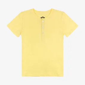 Day Party Henley | Pale Yellow