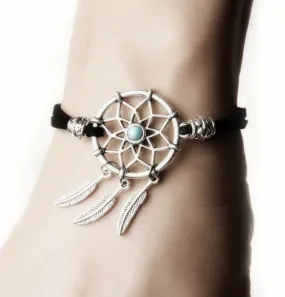 Dream Catcher Bracelet - Alloy Feather