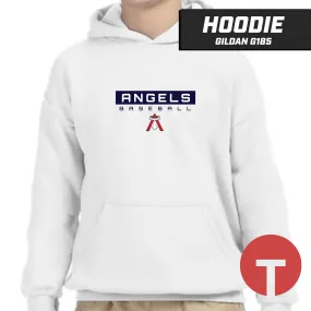 East Cobb Angels - LOGO 3 - Hoodie Gildan G185