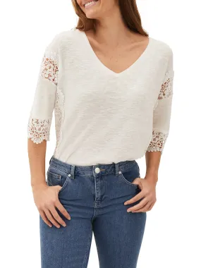 Emili Lace Insert Top