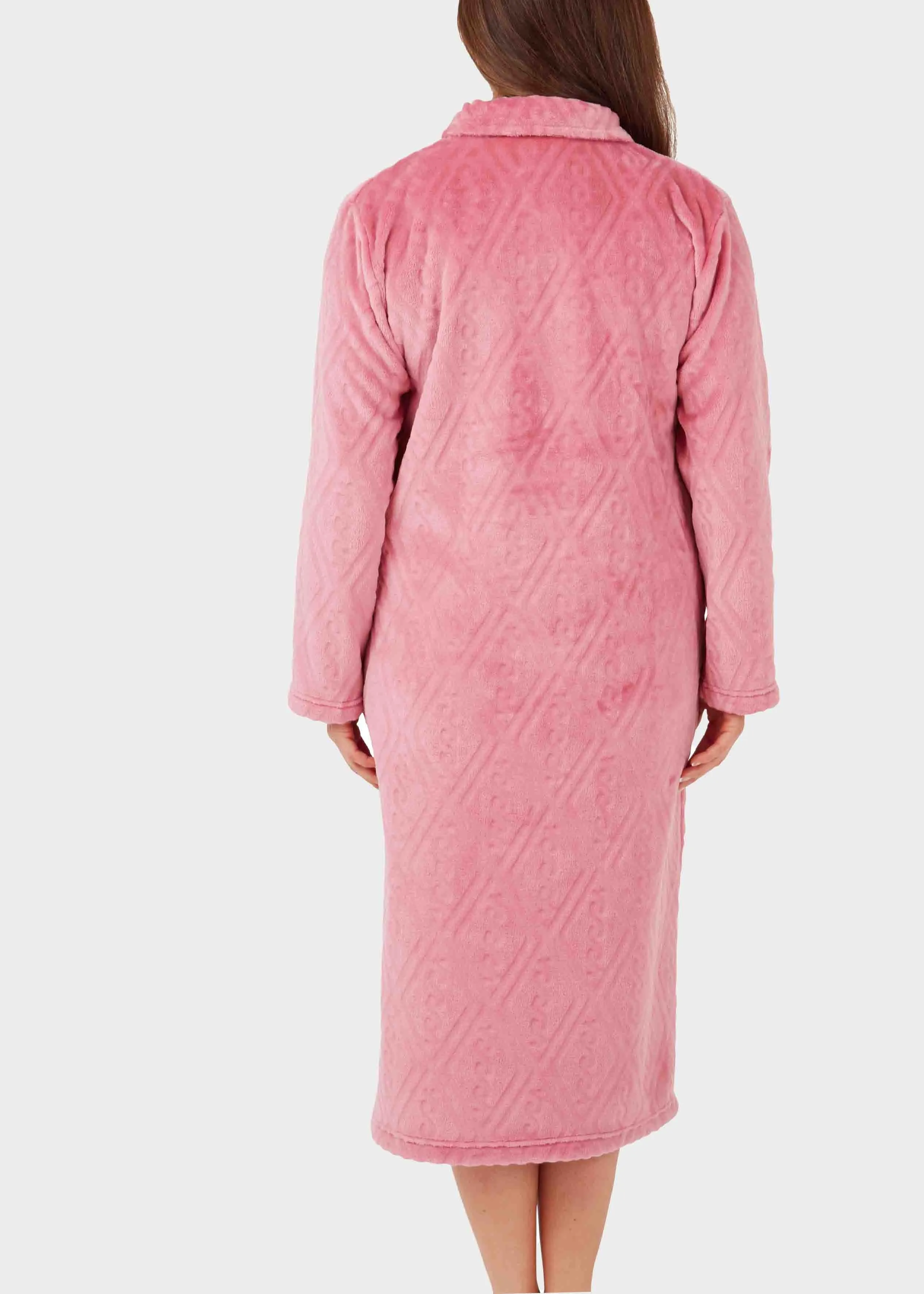 Emilia Luxury Fleece VELCRO® Brand Fastening Dressing Gown