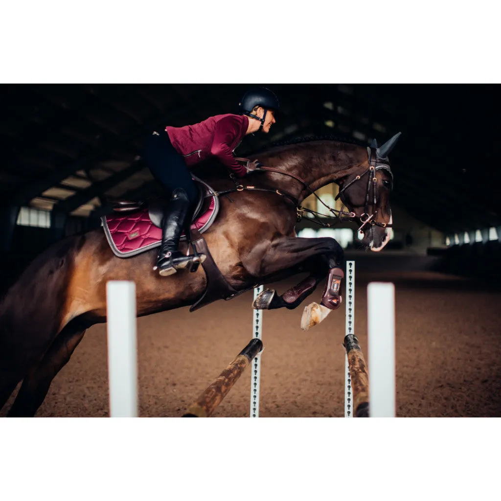 Equestrian Stockholm JUMP/All Purpose Saddle Pad Bordeaux